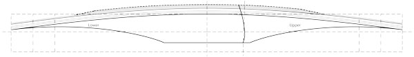 straight style longbow grip template